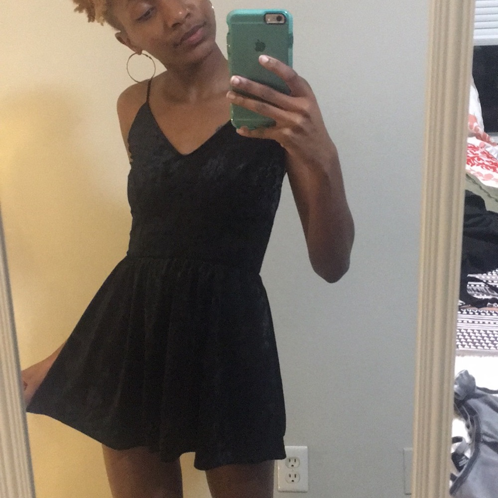 Suede Romper